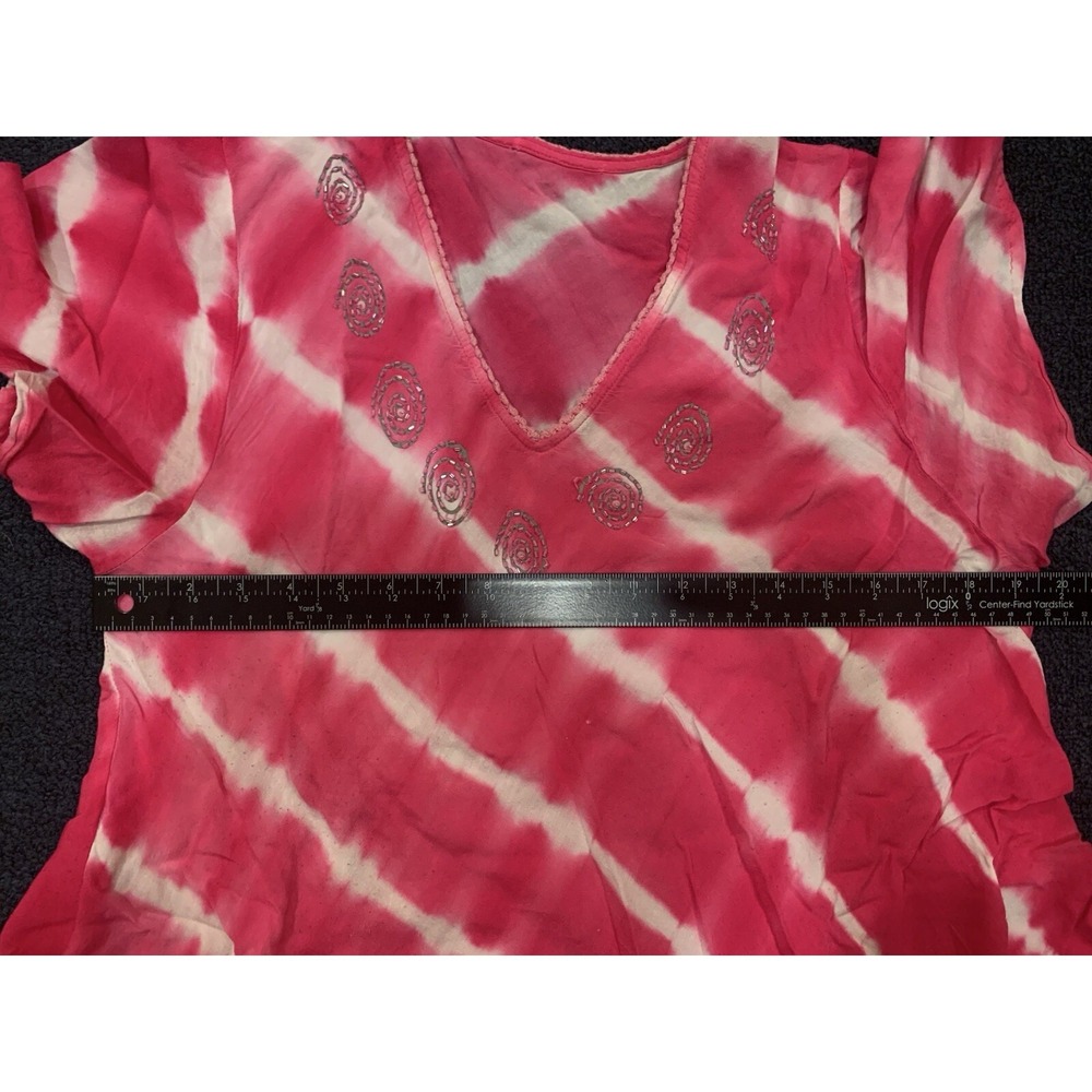 Pink Tie Dye Dress Women's Size Small - Picture 4 of 5